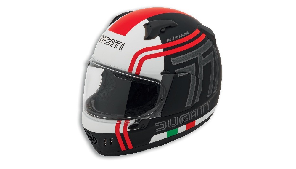 Historical Ducati 77 Full-Face Helmet